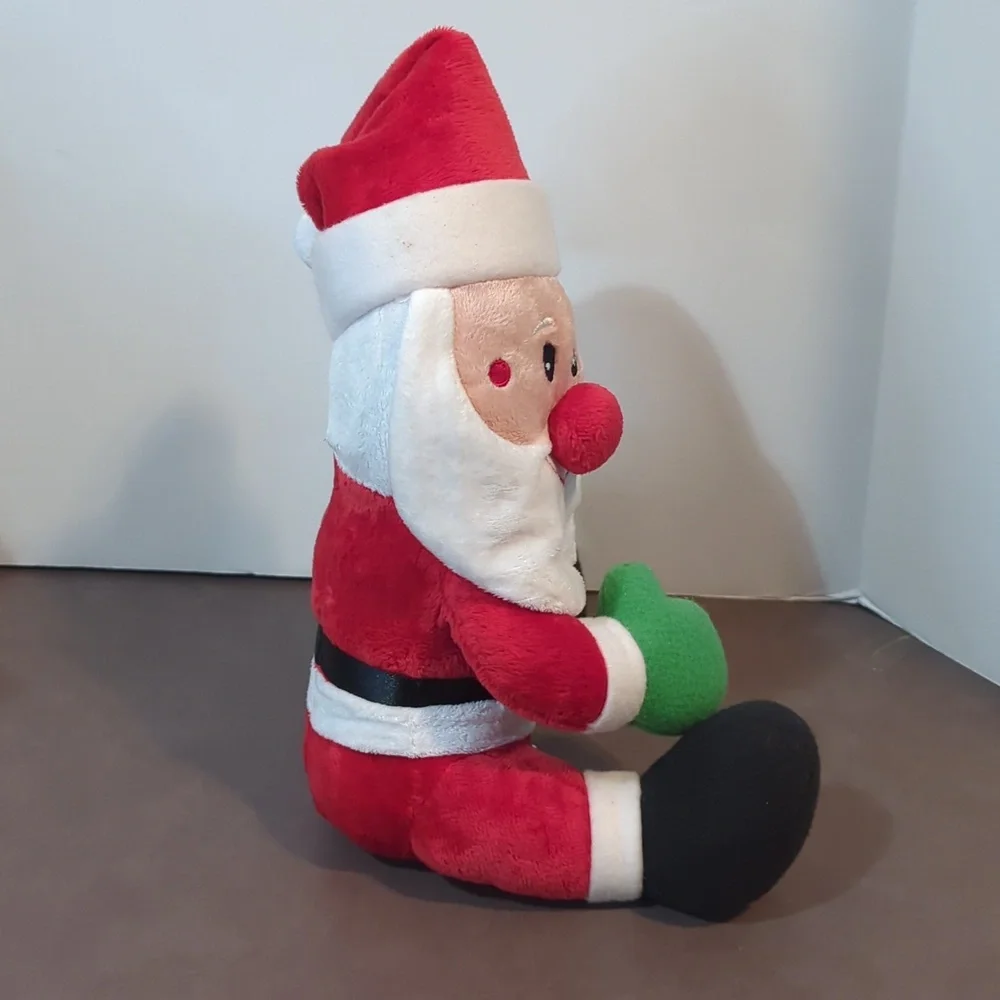 2013 Progressive Plush Santa Clause Stuffed Animal 12 Inch
